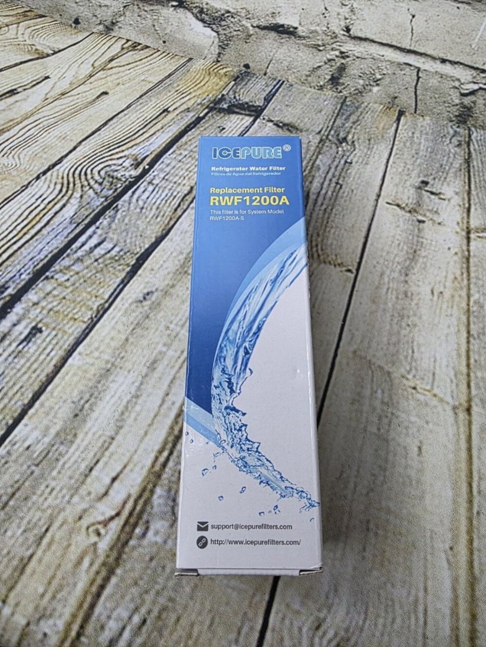 2 IcePure Refrigerator Water & Ice Replacement Filters Kenmore LG RWF1200A NEW